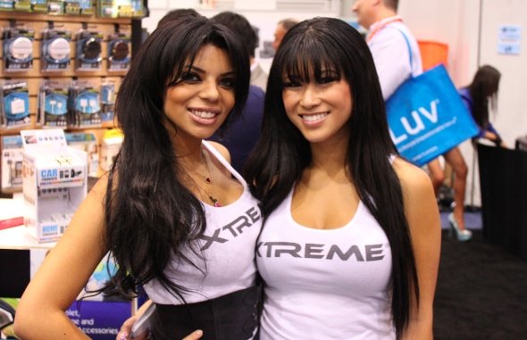 CES 2012 booth babes @ Xtreme
